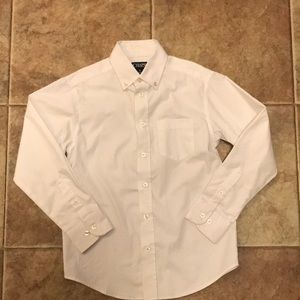 Boys white button down Chaps size 8